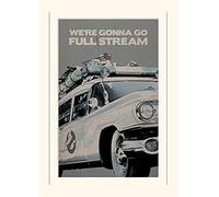 Pyramid International Ghostbusters Ectomobile Mounted Print Memorabilia, Multi-Colour, 30 x 40 x 1.3 cm