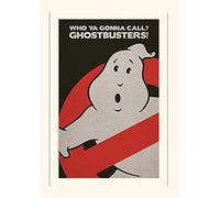 Pyramid International Ghostbusters Logo Mounted Print Memorabilia, Multi-Colour, 30 x 40 x 1.3 cm