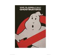 Pyramid International "Ghostbusters Logo Paper Art Print, Multi-Colour, 60 x 80 x 1.3 cm