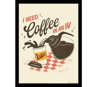 Pyramid International Gilmore Girls (Coffee Iv) 30cm x 40cm Framed Collector Print One Size