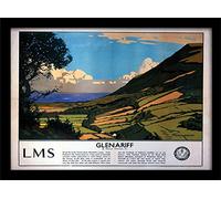 Pyramid International Glenariff Framed Print Memorabilia, Multi-Colour, 30 x 40 x 1.3 cm