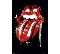 Pyramid International "Graffiti Lips Rolling Stones Maxi Poster, Multi-Colour, 61 x 91.5 x 1.3 cm