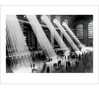 Pyramid International " Grand Central Station Art Print, Multi-Colour, 40 x 50 x 1.3 cm