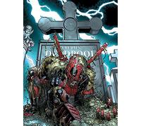 Pyramid International "Grave Deadpool Canvas Print, Multi-Colour, 60 x 80 x 1.3 cm