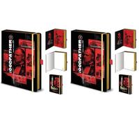 Pyramid International Grindstore The Godfather Vito Corleone A5 Notebook - Official Merchandise, Schwarz/Rot, Pack of 2