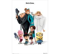 Pyramid International Gru's Crew Despicable Me 3" Maxi Poster, Plastic/Glass, Multi-Colour, 61 x 91.5 x 1.3 cm