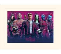 Pyramid International Guardians of The Galaxy Vol. 2 "Characters Vol. 2" Mounted Print Memorabilia, Multi-Colour, 30 x 40 x 1.3 cm