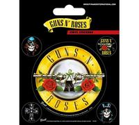 Pyramid International Guns N' Roses (Bullet Logo) Vinyl Stickers, Paper, Multi-Colour, 10 x 12.5 x 1.3 cm