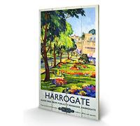 Pyramid International Harrogate 1 Wood Print, Multi-Colour, 45 x 76 cm