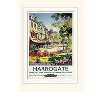 Pyramid International Harrogate 2" Mounted Print Memorabilia, Multi-Colour, 30 x 40 x 1.3 cm