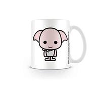 Harry Potter Ceramic Mug with Japanese Style Chibi Illustrations of Dobby in Presentation Box - Official Merchandise
