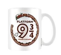 Pyramid International Harry Potter Ceramic Mug with Japanese Style Chibi Illustrations of Hogwarts Express and Hedwig - Official Merchandise