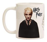 Harry Potter Ceramic Mug with Photograph of Draco Malfoy and Hogwarts Crest in Presentation Box - Official Merchandise