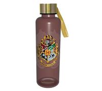 Pyramid International Harry Potter (Colourful Crest Dark) Slim Plastic Bottle, Sleek and Durable, 19 fl oz / 525ml, One Size