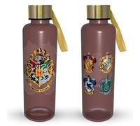 Pyramid International Slim Metal Drinks Bottle - Harry Potter Colourful Crest, 560 ml, One Size