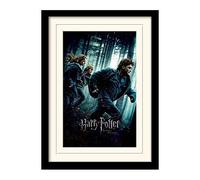 HARRY POTTER Framed Poster of Deathly Hallows Part 1 30cm x 40cm - Official Merchandise