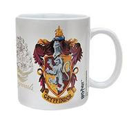 Harry Potter Gryffindor and Hogwarts Crests Ceramic Mug in Presentation Box - Official Merchandise