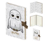 Pyramid International HARRY POTTER Hardback Lockable Notebook, A5 Lined Pages (Fluffy Hedwig Design) - Official Merchandise