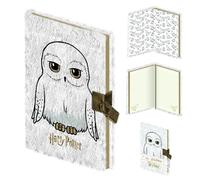 Pyramid International HARRY POTTER Hardback Lockable Notebook, A5 Lined Pages (Fluffy Hedwig Design) - Official Merchandise