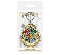 Pyramid International HARRY POTTER Hogwarts Crest Rubber Keyring - Official Merchandise
