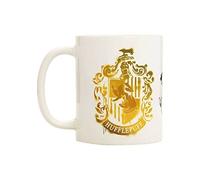 Pyramid International Harry Potter Hufflepuff and Hogwarts Crests Ceramic Mug in Presentation Box - Official Merchandise