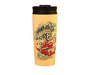 Pyramid International Harry Potter Metal Travel Mug Hogwarts Express, Beige, Merchandise, 1 Count (Pack of 1)