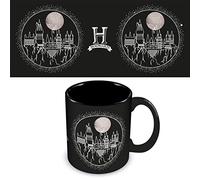 Harry Potter Mug (Hogwarts Design) 11oz Ceramic Coffee Mug and Black Mug in Presentation Harry Potter Gift Box - Official Harry Potter Merchandise