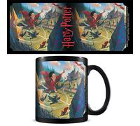 Pyramid International Harry Potter Mug in Presentation Gift Box (Quidditch Design) 11oz Ceramic Mug - Official Merchandise, Gold