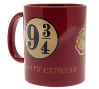 Pyramid International Harry Potter Platform 9 ¾ Scarlet Ceramic Mug in Presentation Box - Official Merchandise,Red
