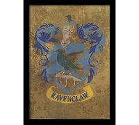 Pyramid International Harry Potter (Ravenclaw Crest) A3 30cm x 40cm Framed, Collectors Print, Ideal Choice for Fans and Collectors, One Size