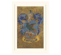 Pyramid International Harry Potter Ravenclaw Crest Mounted Print Memorabilia, Multi-Colour, 30 x 40 x 1.3 cm