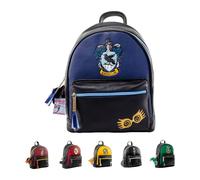 Pyramid International HARRY POTTER (RAVENCLAW) Fashion Backpack - Luxury Faux Leather, Unique Lining, Matching Zipper Accessory, Inner & Outer Pockets, Iconic & Spacious