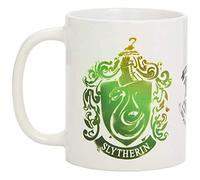 Harry Potter Slytherin and Hogwarts Crests Ceramic Mug in Presentation Box - Off