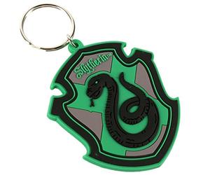Pyramid International HARRY POTTER Slytherin Crest Rubber Keyring - Official Merchandise, Green
