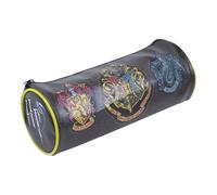 Harry Potter (colourful Crest) Barrel Pencil Case, Multi