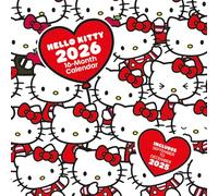 Pyramid International HELLO KITTY 2026 Square Wall Calendar - Official 16-Month Sanrio Calendar Featuring Cute & Colourful Designs - Kawaii Gift for Girls, Teens & Collectors