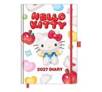 Pyramid International Hello Kitty 2027 A5 DTP Diary, 15cm x 21cm, Official Licensed Merchandise, One Size