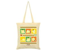 Pyramid International Hello Kitty Pompompurin Natural Tote Bag - Cute and Durable Eco-Friendly Tote, Great for Daily Carry, School, or Shopping, A Must-Have for Hello Kitty and Pompompurin Fans