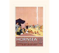 Pyramid International Hornsea East Yorkshire Mounted Print Memorabilia, Multi-Colour, 30 x 40 cm