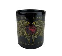 Pyramid International House of The Dragon Mug in Presentation Gift Box (Dragon Wings Design) 11oz Ceramic Mug - Official Merchandise, Golden,red