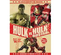 Pyramid International "Hulk Vs Hulkbuster Avengers: Age Of Ultron Canvas Print, Multi-Colour, 60 x 80 x 1.3 cm