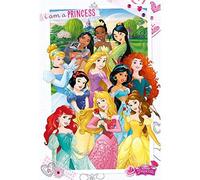 Pyramid International I am a Princess Maxi Poster, Wood, Multi-Colour, 61 x 91.5 cm
