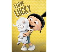 Pyramid International I Love Lucky Despciable Me 3" Maxi Poster, Plastic/Glass, Multi-Colour, 61 x 91.5 x 1.3 cm