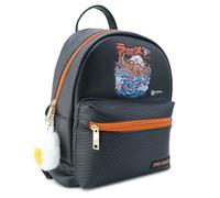 Pyramid International Ilustrata Backpack (Dark Ramen - Design) Black - Backpack with 2 Front Zip Pockets, 2 Compartments Inside, H 44 cm x W 18 cm - Officially Licensed Product, black,