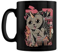 Pyramid International Ilustrata (Catzilla) Black Mug - 10Oz / 315Ml Ceramic Mug - One Size