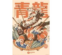 Pyramid International Ilustrata Dragon Sushi Poster
