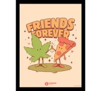 Pyramid International Ilustrata Friends Forever Collector Print 35cm x 45cm, Official Art Wall Décor Gift
