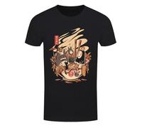 Pyramid International Ilustrata Ramen Pool Party Men's Black T-Shirt