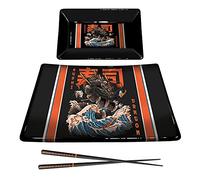 Pyramid International Ilustrata Sushi Set (Sushi Dragon Design) in Presentation Gift Box - Official Merchandise