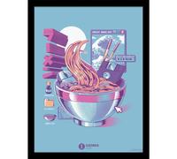 Pyramid International Ilustrata Web Ramen Collector Print 35cm x 45cm, Official Art Wall Décor Gift